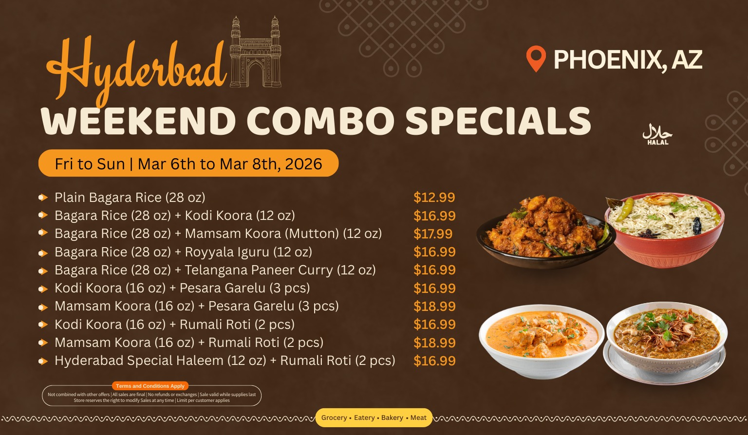 Hyderbad weekend biryani offers weekend